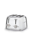4-Slice Toaster - Retro-Style Stainless Steel