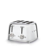 4-Slice Toaster - Retro-Style Stainless Steel
