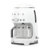 Retro-Style Drip Coffee Machine (10 Cups) - White