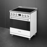 30-Inch Professional Induction Range - Matte White