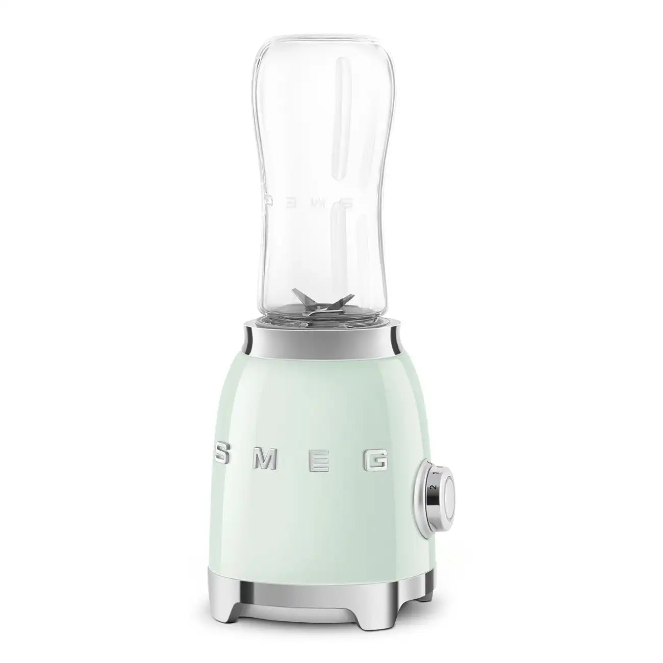 Personal Blender with 2 Travel Bottles - Retro-Style Pastel Green