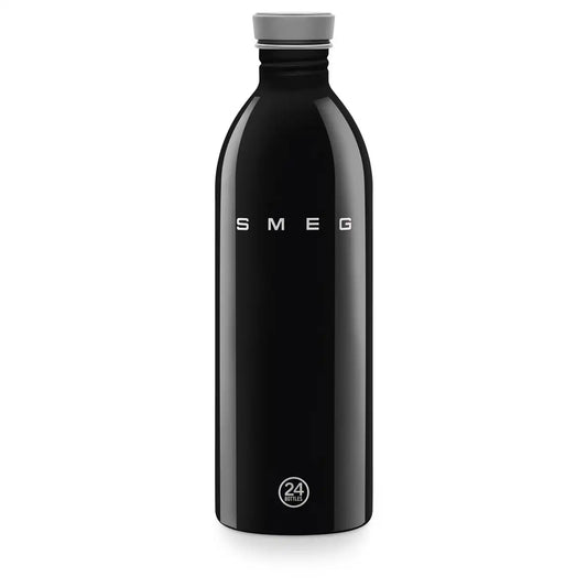 SMEG x 24Bottles® Stainless Steel Bottle (34 oz) - Black