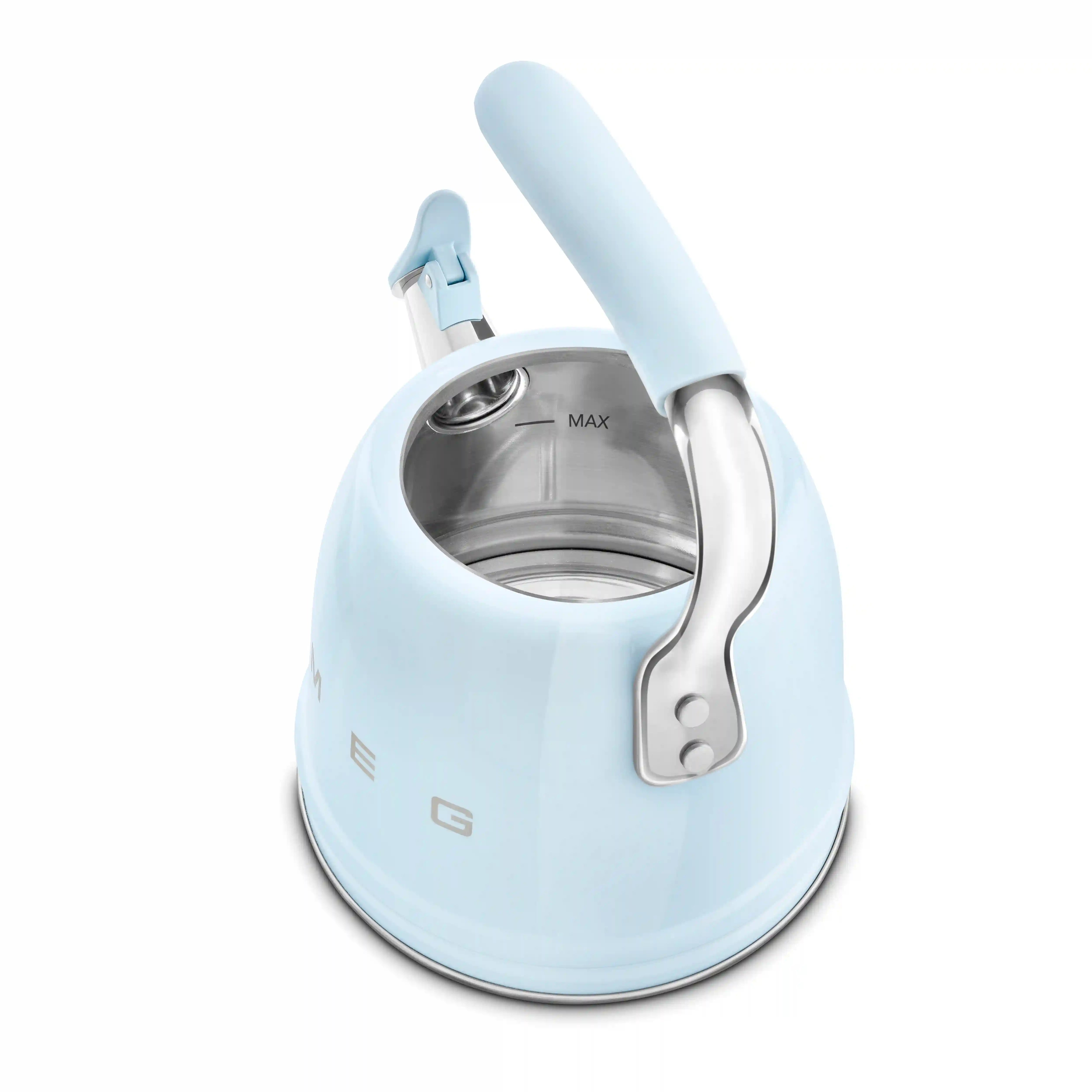Whistling Kettle (10 Cup) - Retro-Style Pastel Blue