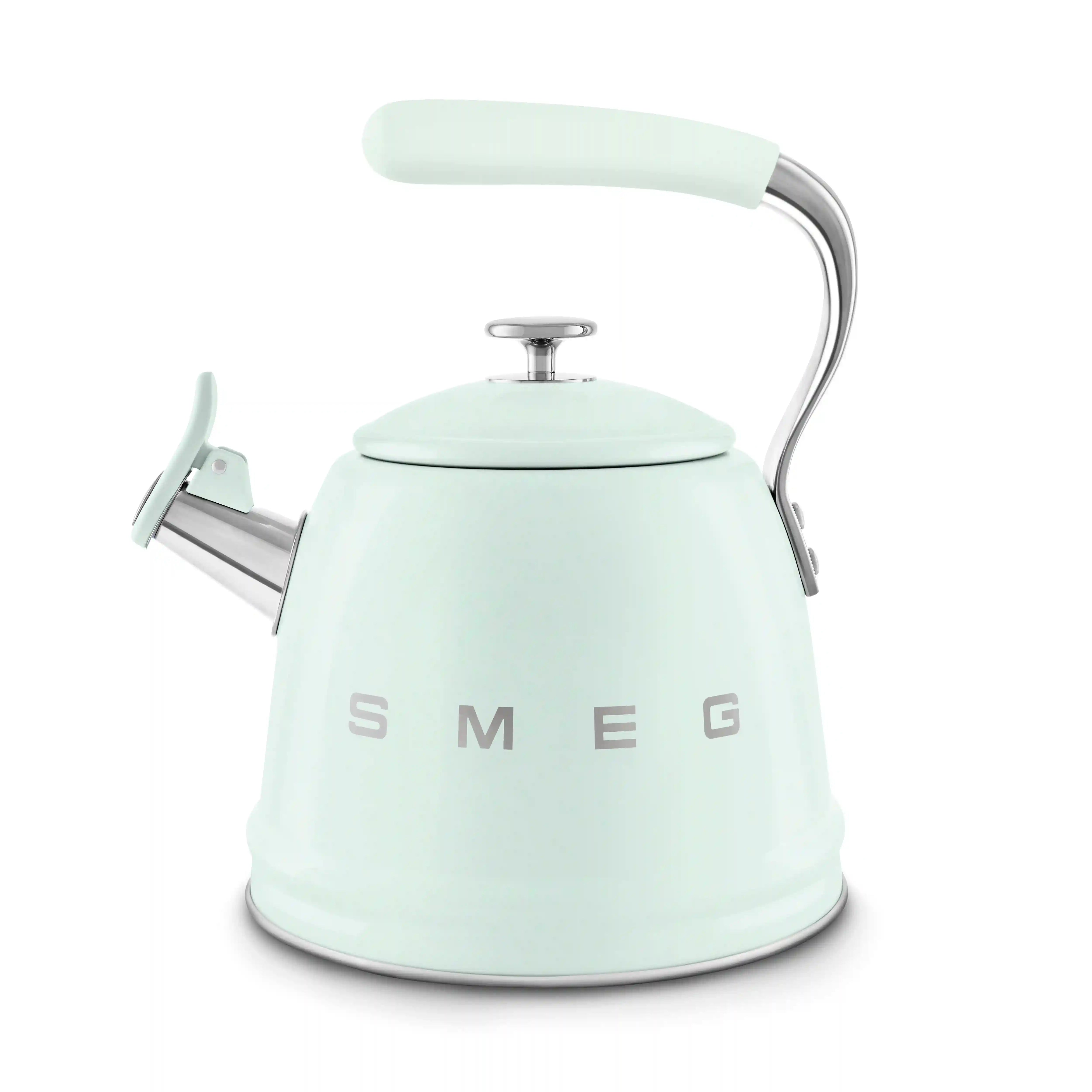 Whistling Kettle (10 Cup) - Retro-Style Pastel Green