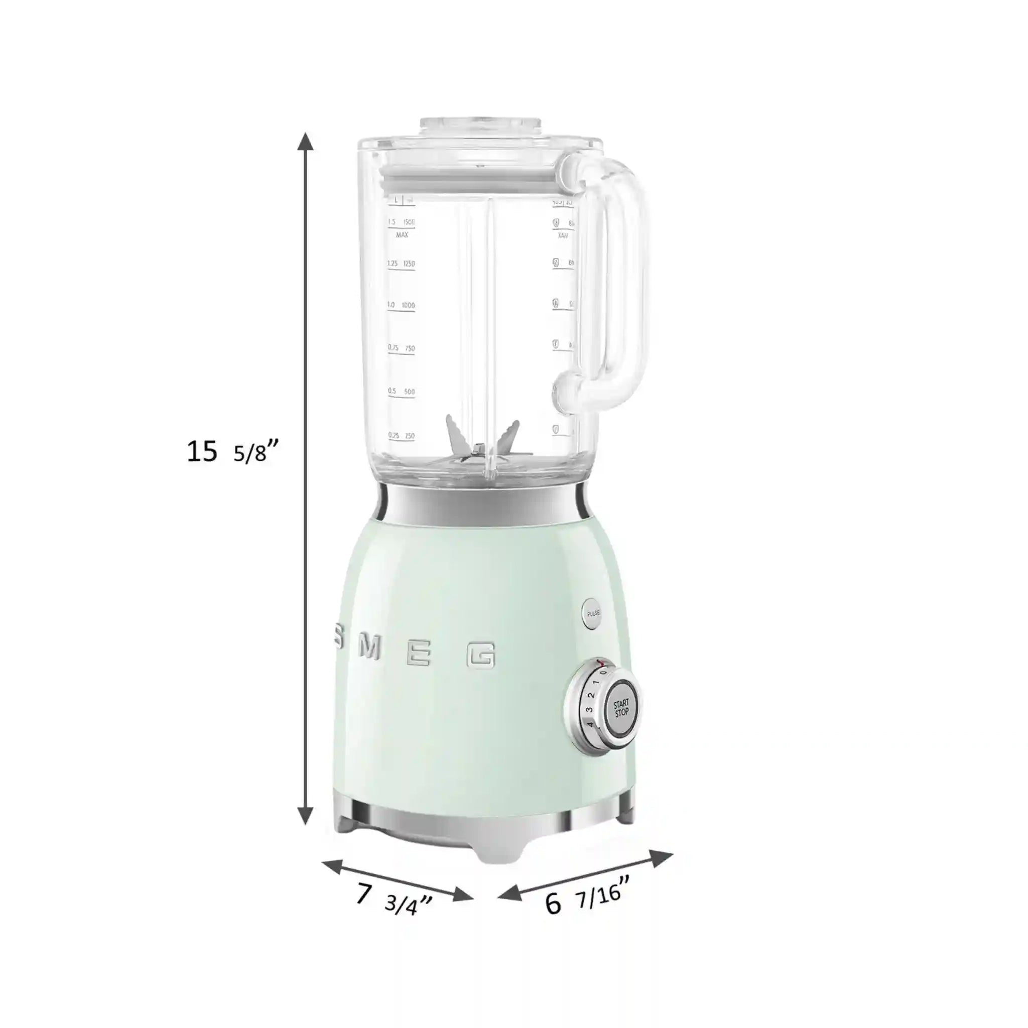 Retro-Style Blender - Pastel Green