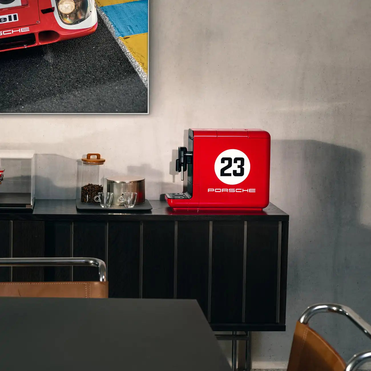 Porsche × SMEG Espresso Coffee Machine – Salzburg Limited Edition, Red