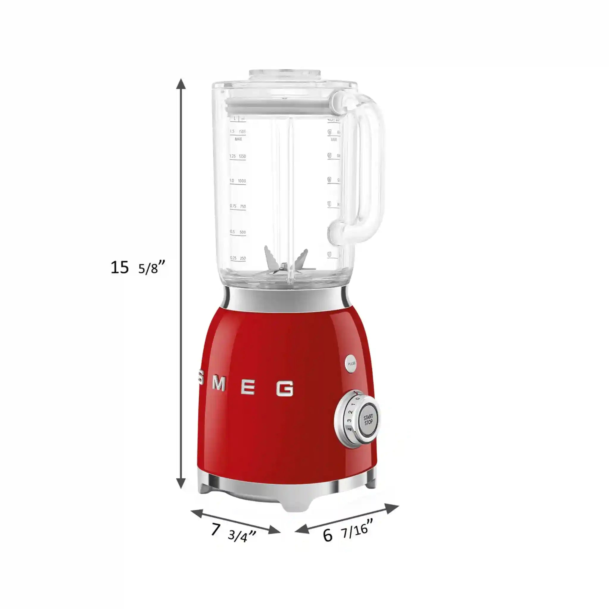Retro-Style Blender - Red