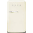 Retro-Style Refrigerator (1.2 cu ft, Right Hinge) - Cream