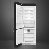 Retro-Style Refrigerator (18 cu ft, Left Hinge) - Black