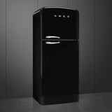 Retro-Style Refrigerator (19.3 cu ft, Right Hinge) - Black
