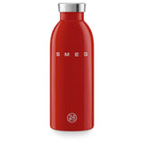 SMEG x 24Bottles® Insulated Stainless Steel Bottle (17 oz) - Red