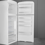 Retro-Style Refrigerator (19.3 cu ft, Right Hinge) - White