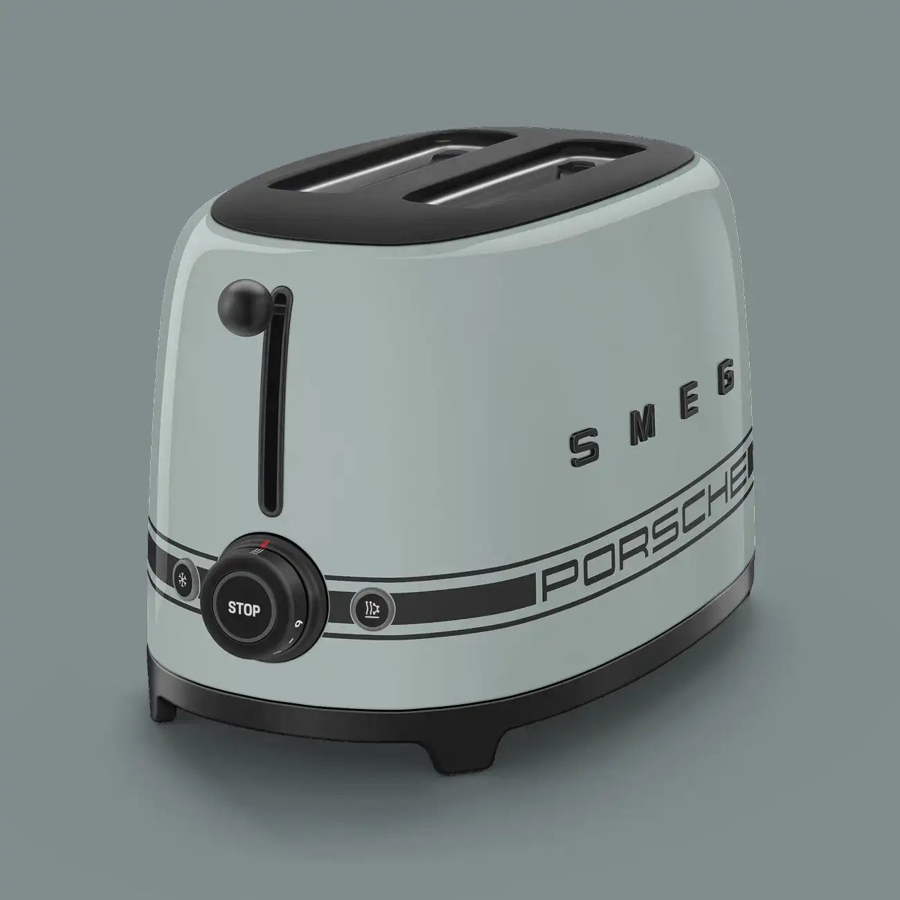 Porsche x SMEG Retro-Style 2-Slice Toaster - Shade Green