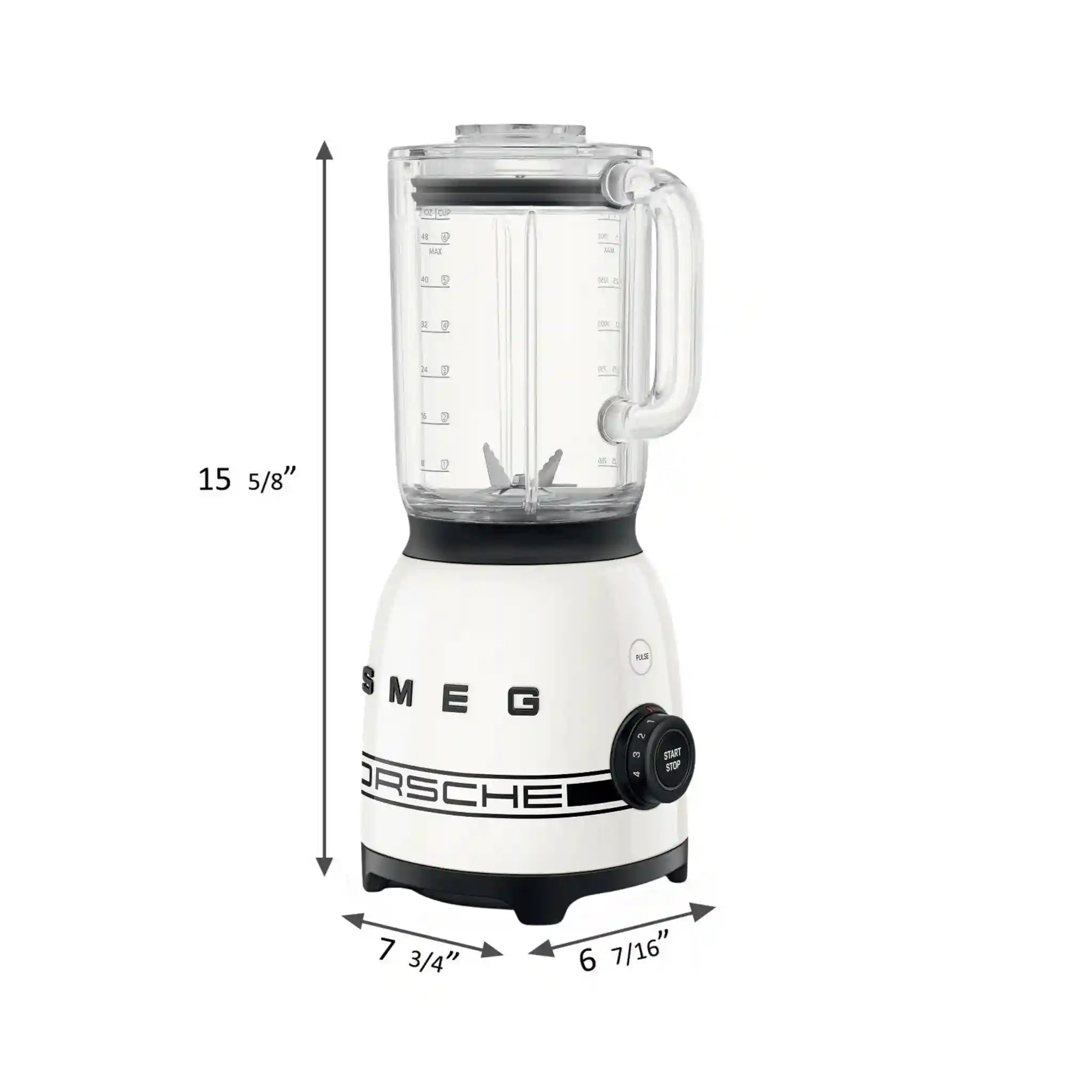 Porsche x SMEG Retro-Style Blender - Carrara White