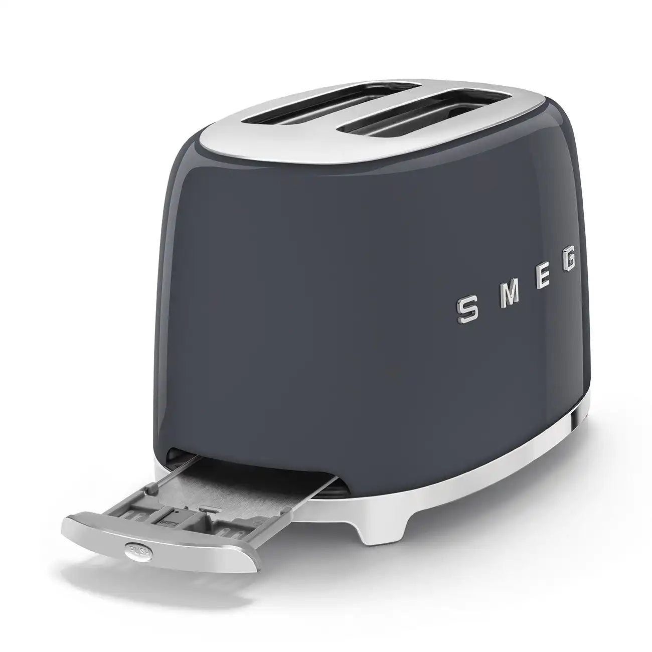 Retro-Style 2-Slice Toaster - Slate Gray