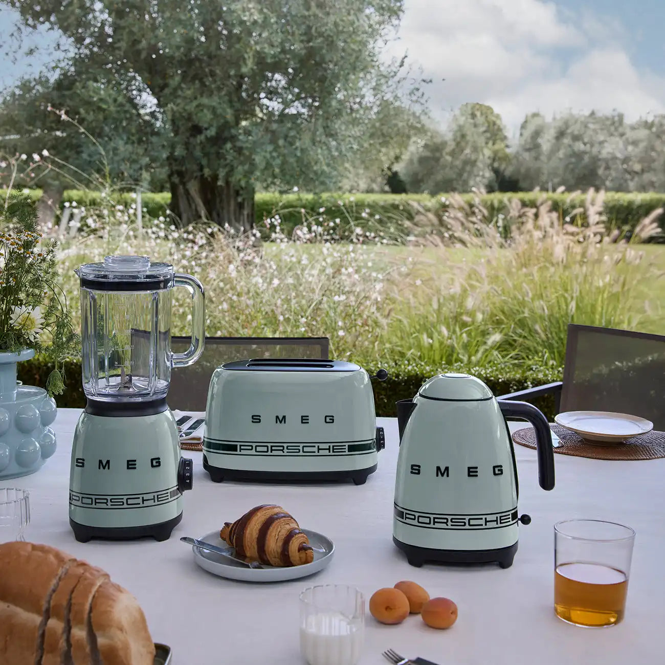 Porsche x SMEG Retro-Style 2-Slice Toaster - Shade Green