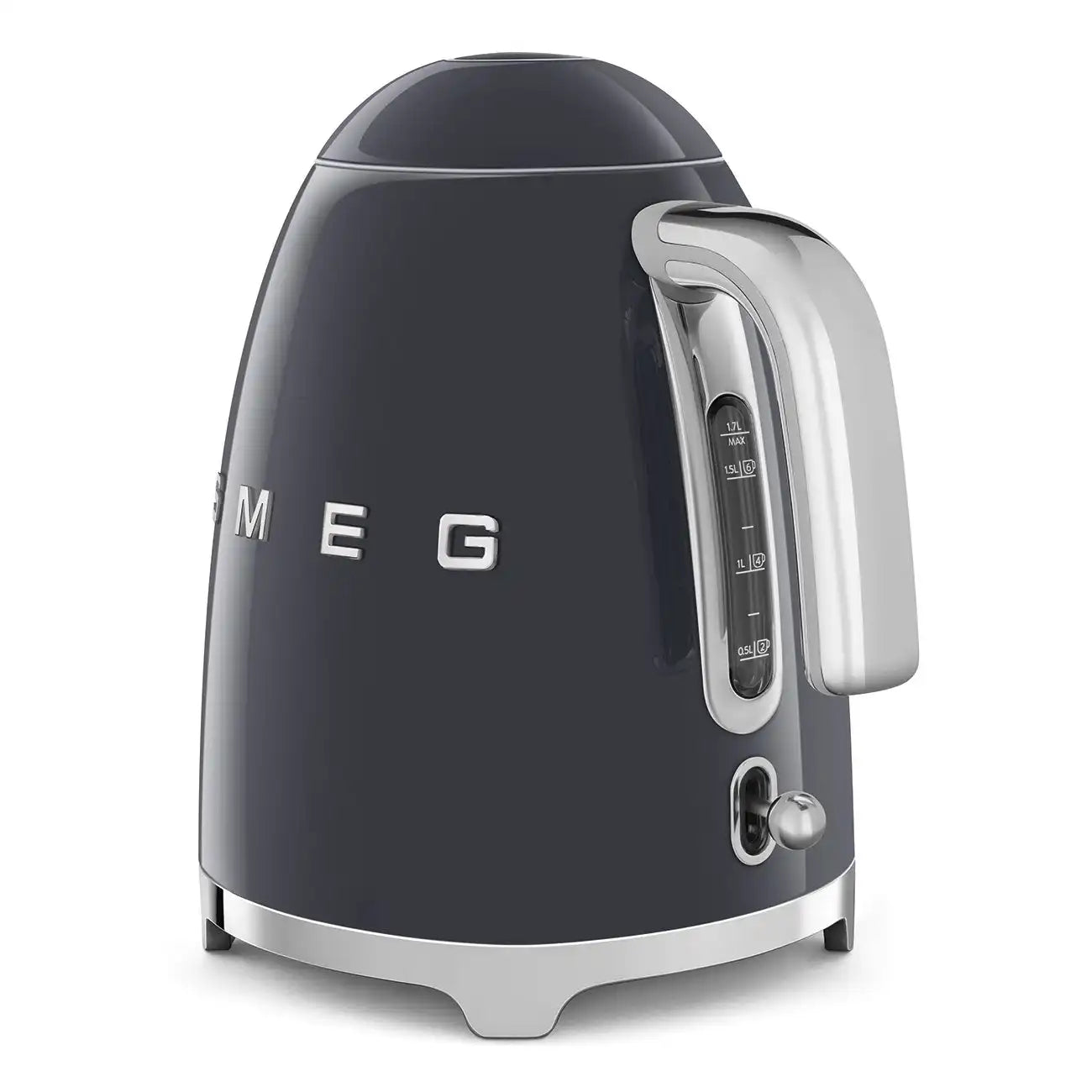 Retro-Style Electric Kettle (7 Cups) - Slate Gray
