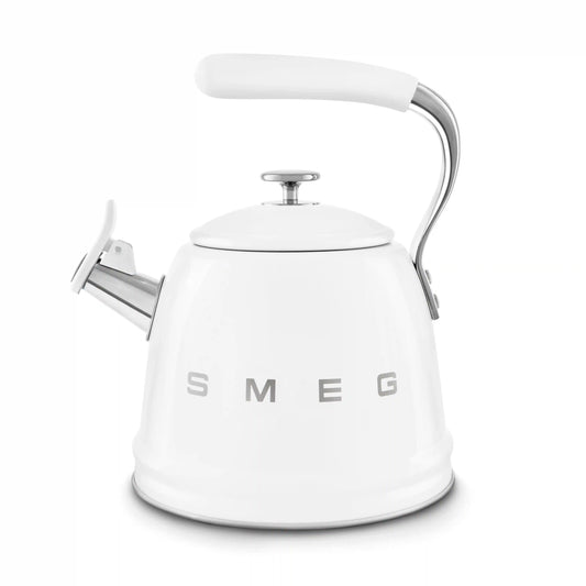 Whistling Kettle (10 Cup) - Retro-Style White