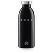 SMEG x 24Bottles® Insulated Stainless Steel Bottle (17 oz) - Black