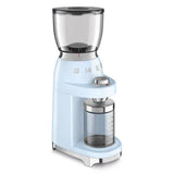Conical Burr Coffee Grinder - Retro-Style Pastel Blue