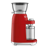 Multipurpose Conical Burr Coffee Grinder – Retro-Style Red