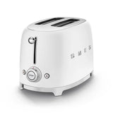 2-Slice Toaster - Retro-Style White Matte