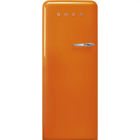 Retro-Style Refrigerator (9.5 cu ft, Left Hinge) -  Orange