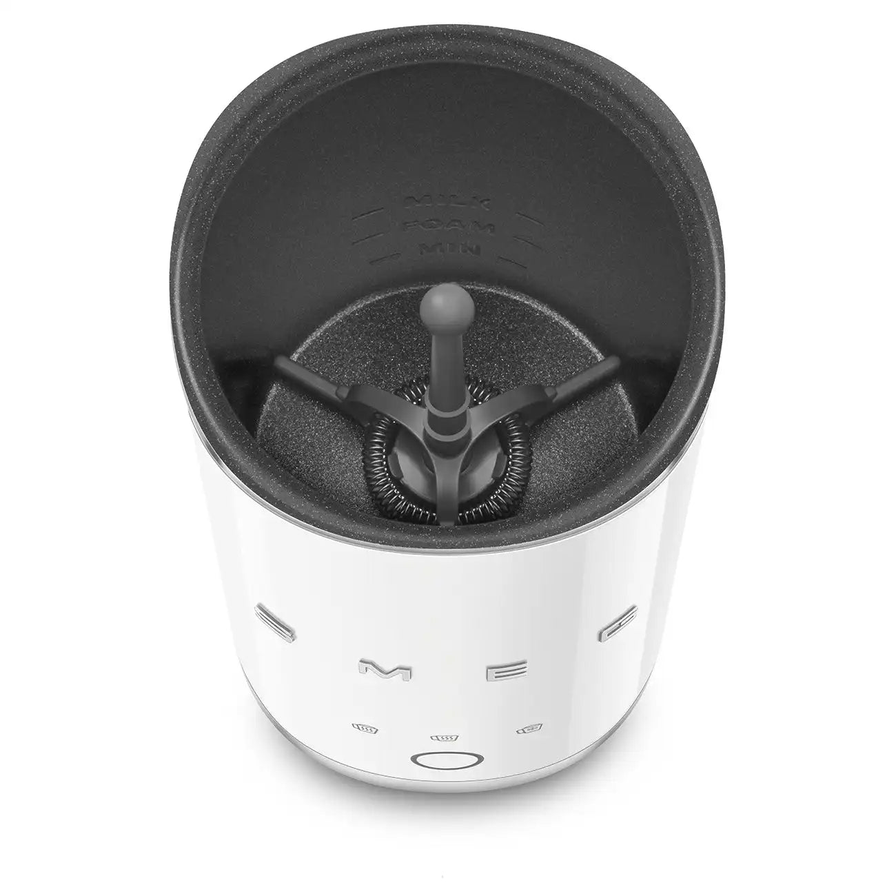 Mini Electric Milk Frother - White