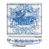 SMEG x Dolce&Gabbana Retro-Style Refrigerator (1.2 cu ft, Right Hinge) - Blu Mediterraneo