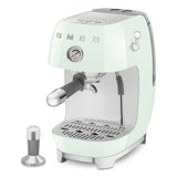 Manual Espresso & Cold Brew Coffee Machine – Retro-Style Pastel Green