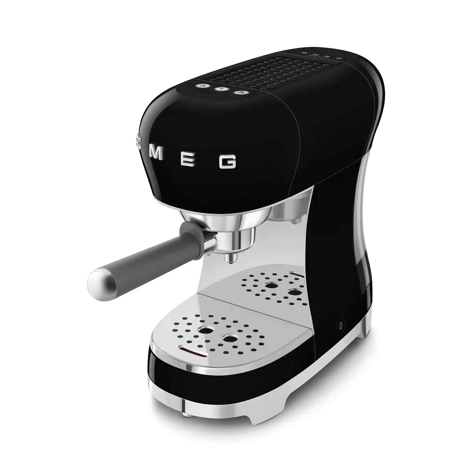 SMEG Retro-Style Manual Espresso Machine - Black