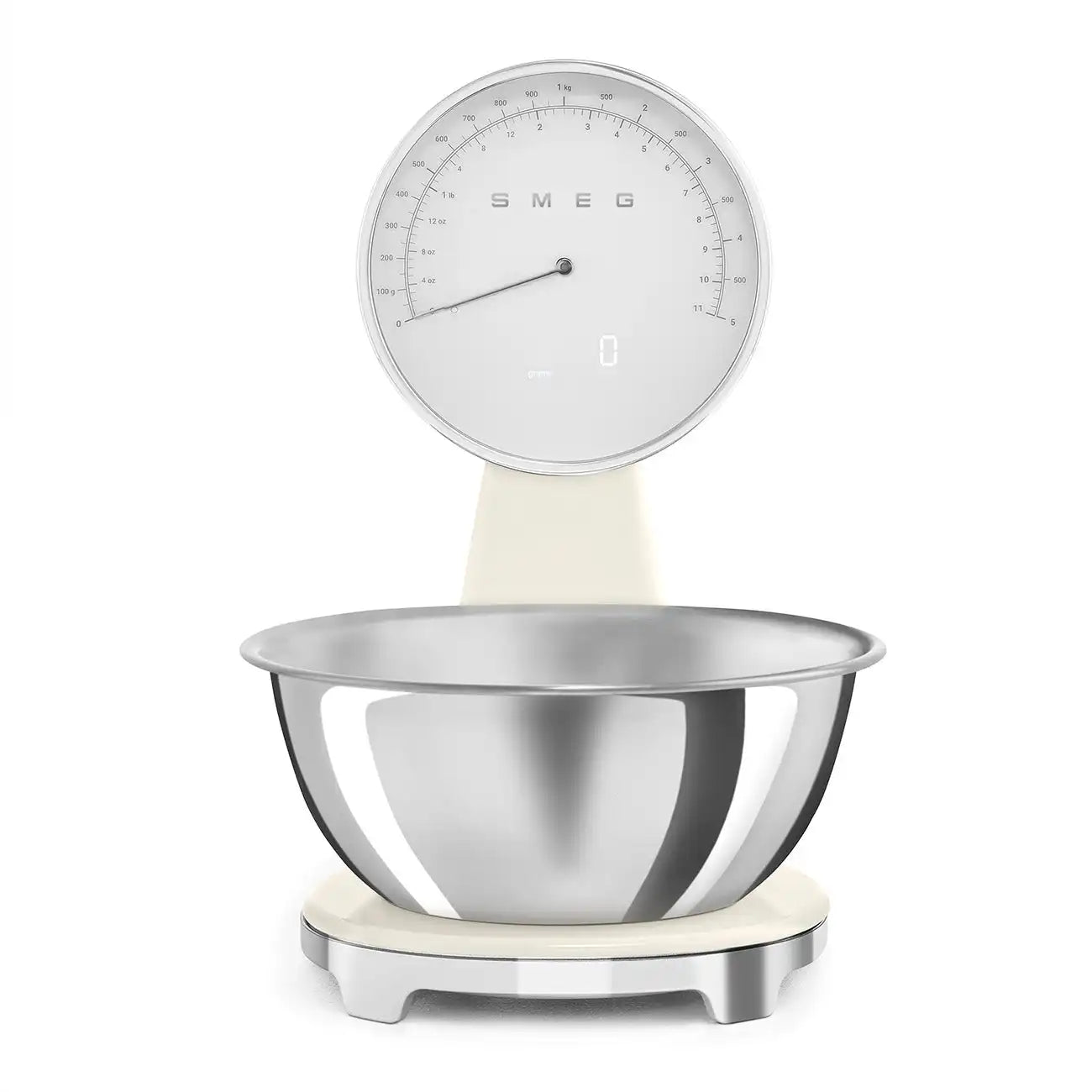 Retro-Style Kitchen Scale - Cream