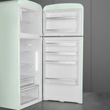 Retro-Style Refrigerator (19.3 cu ft, Right Hinge) - Pastel Green