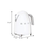 Retro-Style Electric Kettle (7 Cups) - White