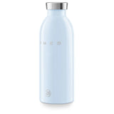 SMEG x 24Bottles® Insulated Stainless Steel Bottle (17 oz) - Pastel Blue