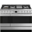 48-Inch Dual-Fuel Range with Double Oven - Stainless Steel