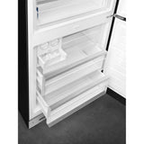 Retro-Style Refrigerator (18 cu ft, Right Hinge) - Black