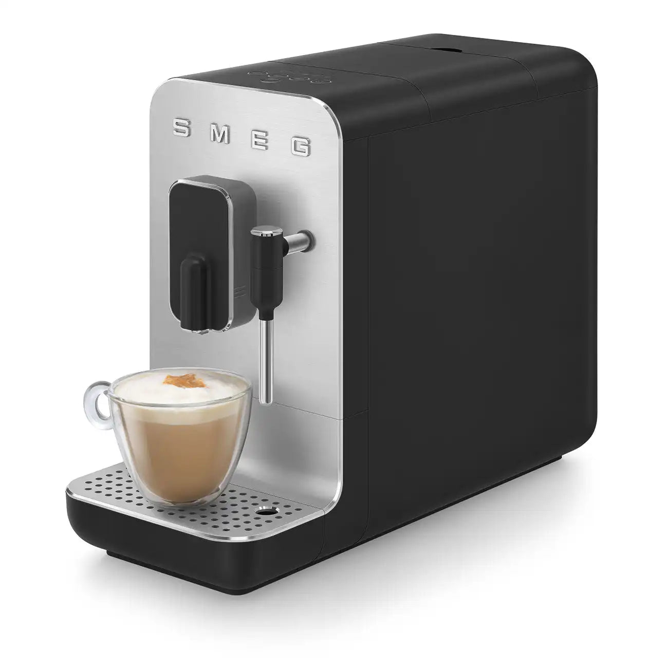 Fully Automatic Espresso Machine with Steam Wand - Matte Black