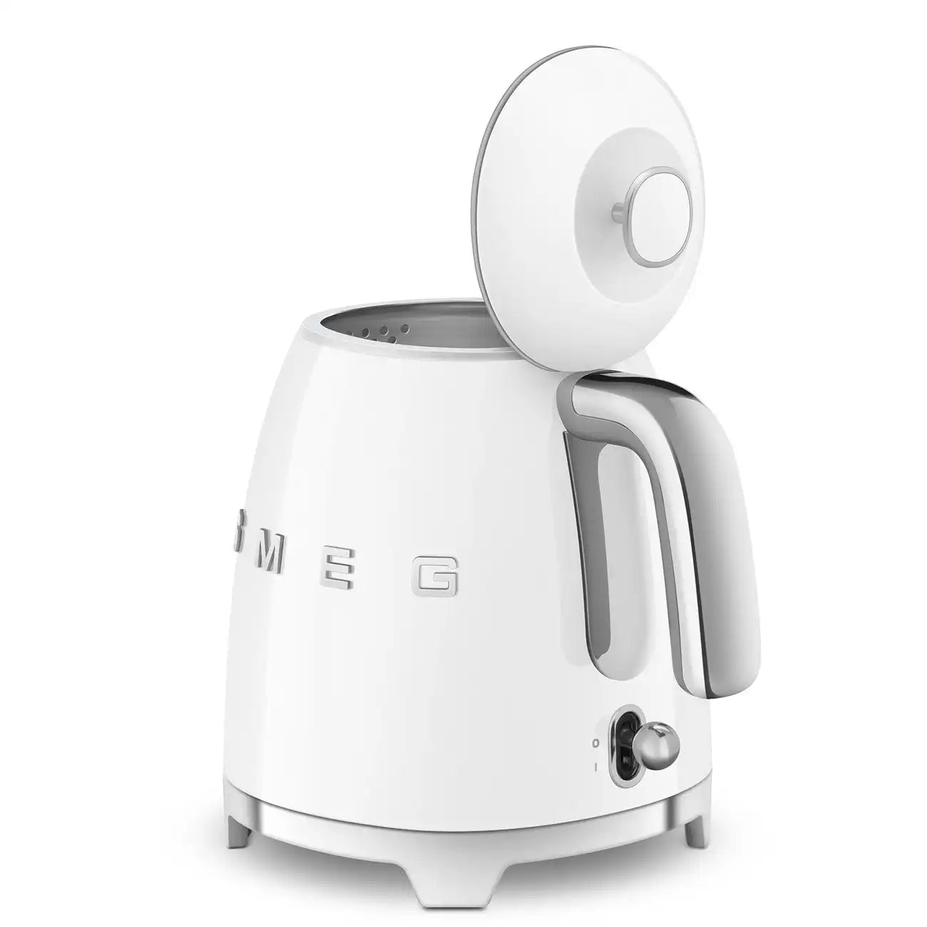 Mini Electric Kettle (3 Cups) - Retro-Style White