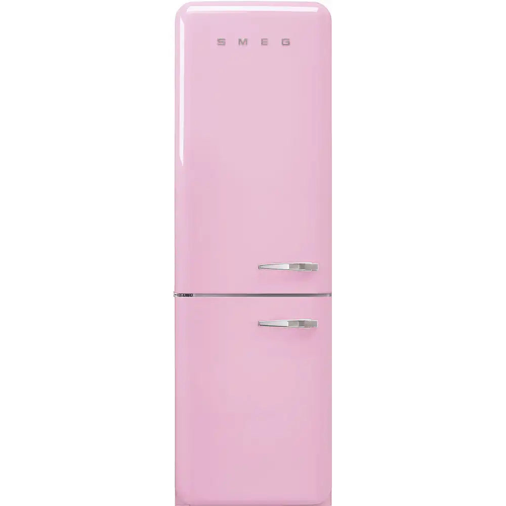 Retro-Style Refrigerator (12 cu ft, Left Hinge) - Pink