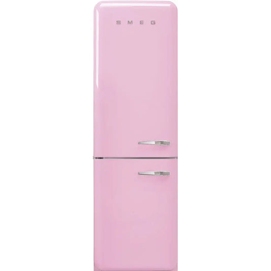 Retro-Style Refrigerator (12 cu ft, Left Hinge) - Pink