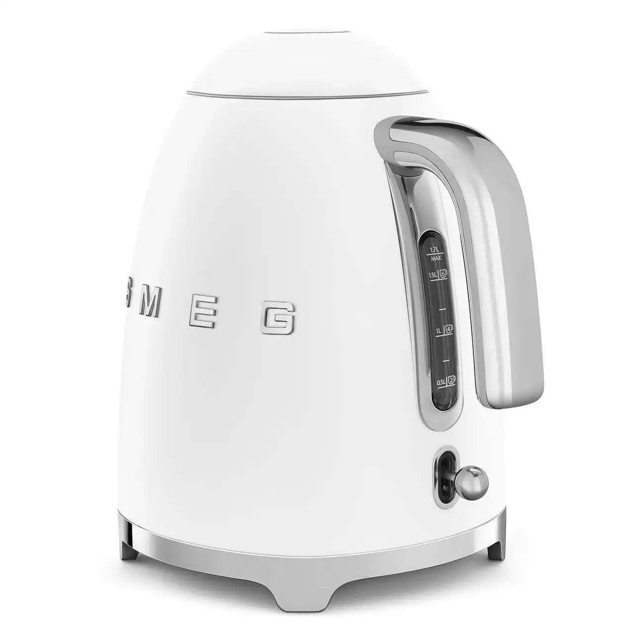 Retro-Style Electric Kettle (7 Cups) – White Matte