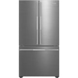 French Door Refrigerator (20.5 cu ft, 36", Freestanding) - Stainless Steel