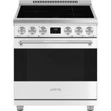 30-Inch Professional Induction Range - Matte White