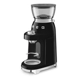 Multipurpose Conical Burr Coffee Grinder – Retro-Style Black