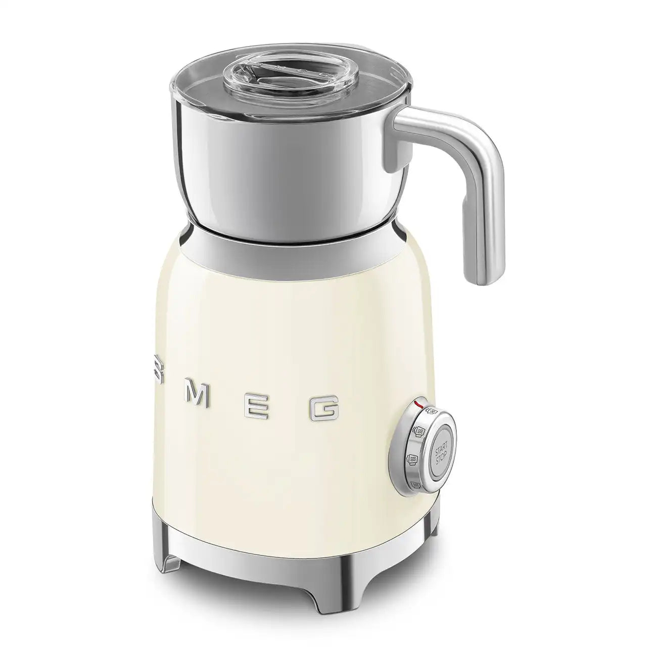 Retro-Style Milk Frother (20 oz) - Cream