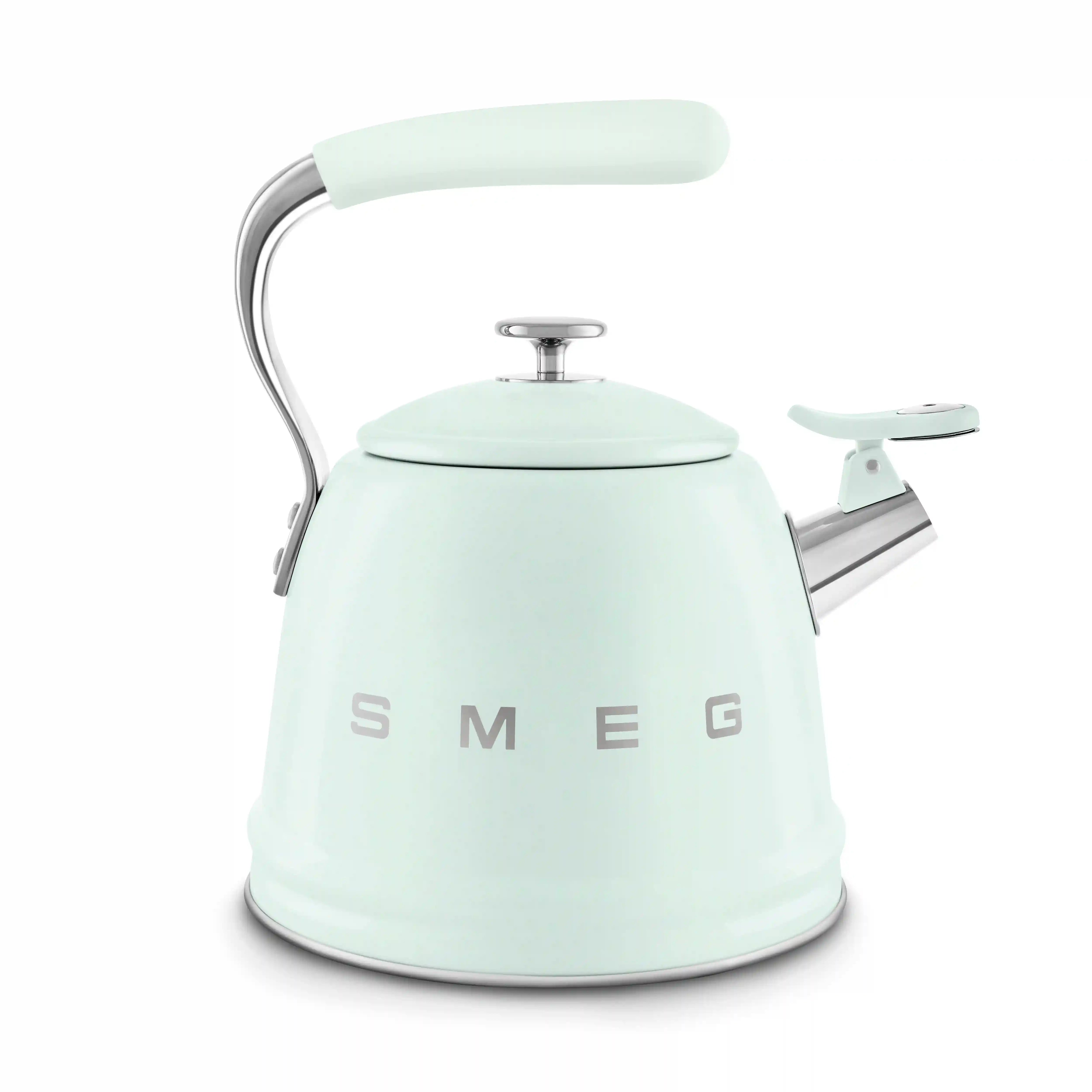 Whistling Kettle (10 Cup) - Retro-Style Pastel Green