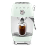 Manual Espresso & Cold Brew Coffee Machine – Retro-Style Pastel Green