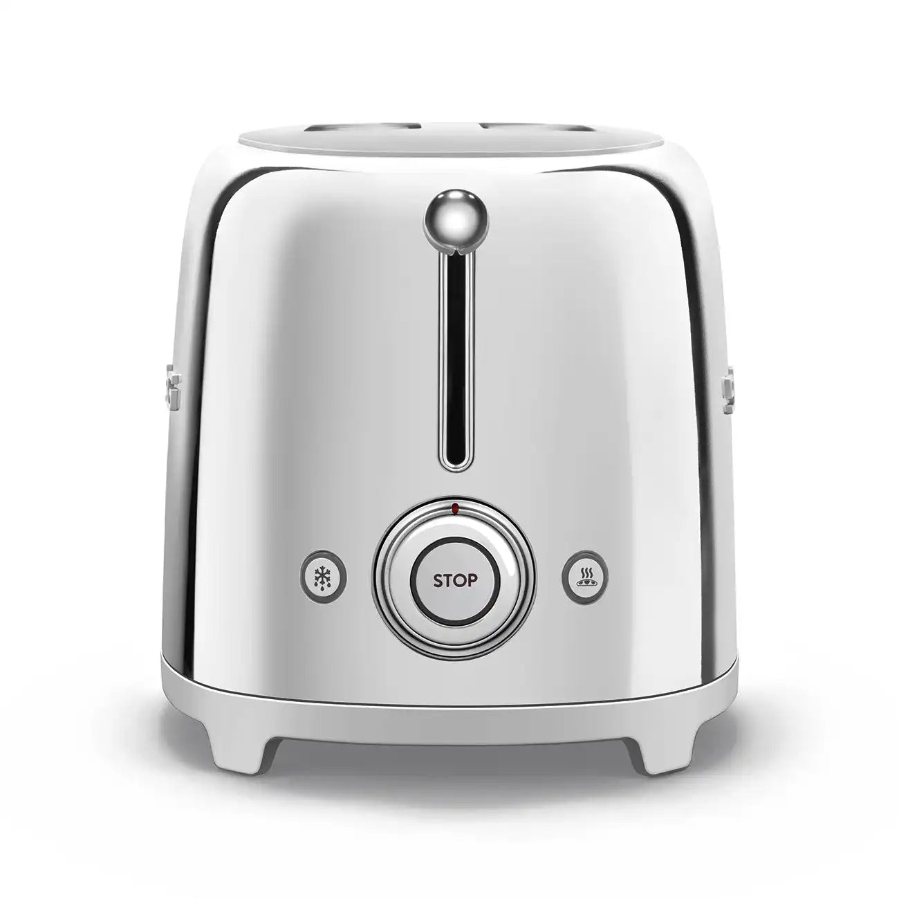 2-Slice Toaster - Retro-Style Stainless Steel