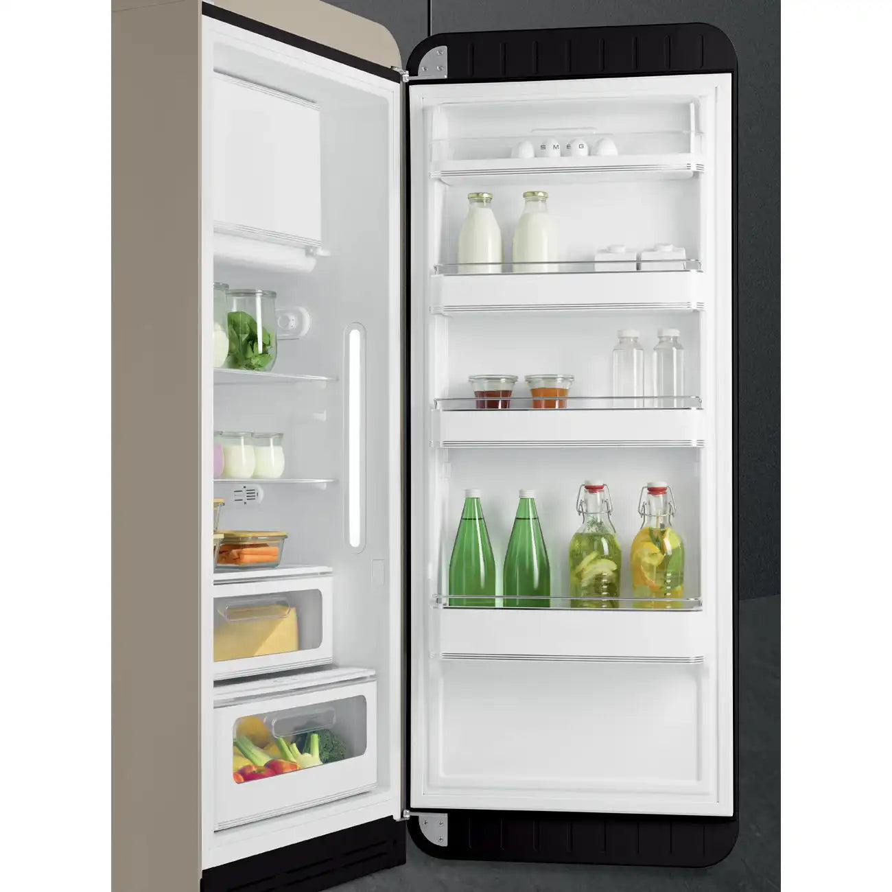Refrigerator Retro-Style Moonlight Matte